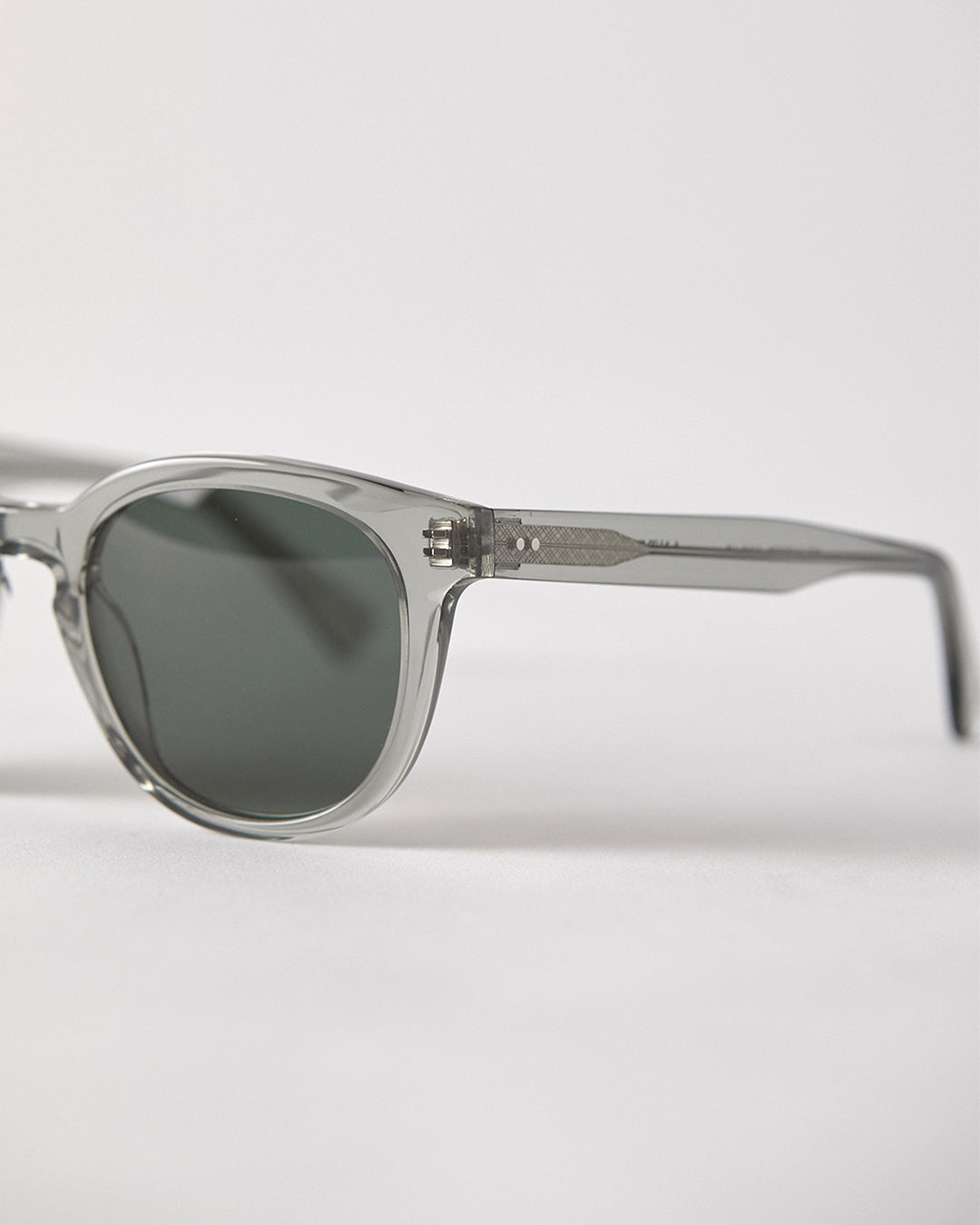 Anteka 2.0 - Smoked Crystal Polished / Green - EPOKHE EYEWEAR Sunglasses #