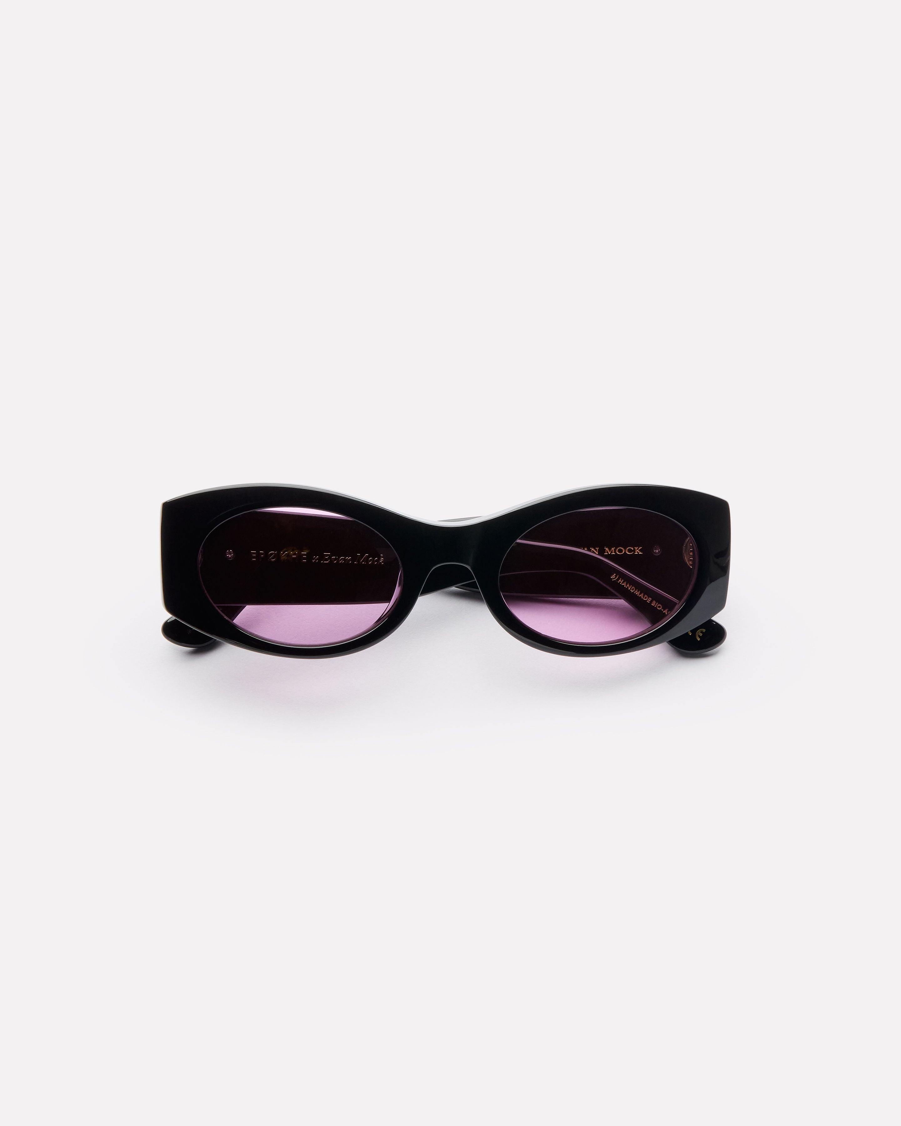 Suede - Black Polished / Velvet - EPOKHE EYEWEAR Sunglasses #