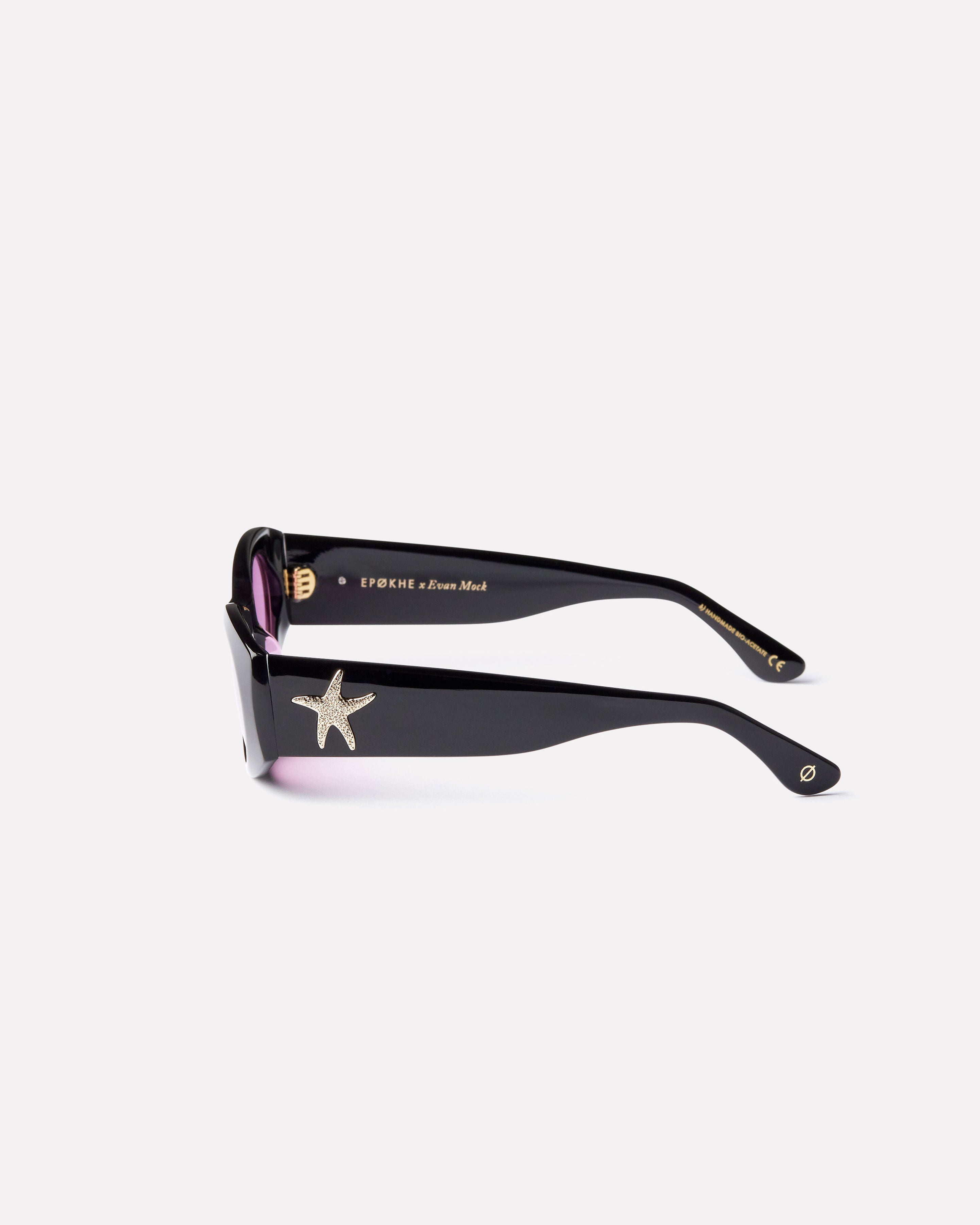 Suede - Black Polished / Velvet - EPOKHE EYEWEAR Sunglasses #