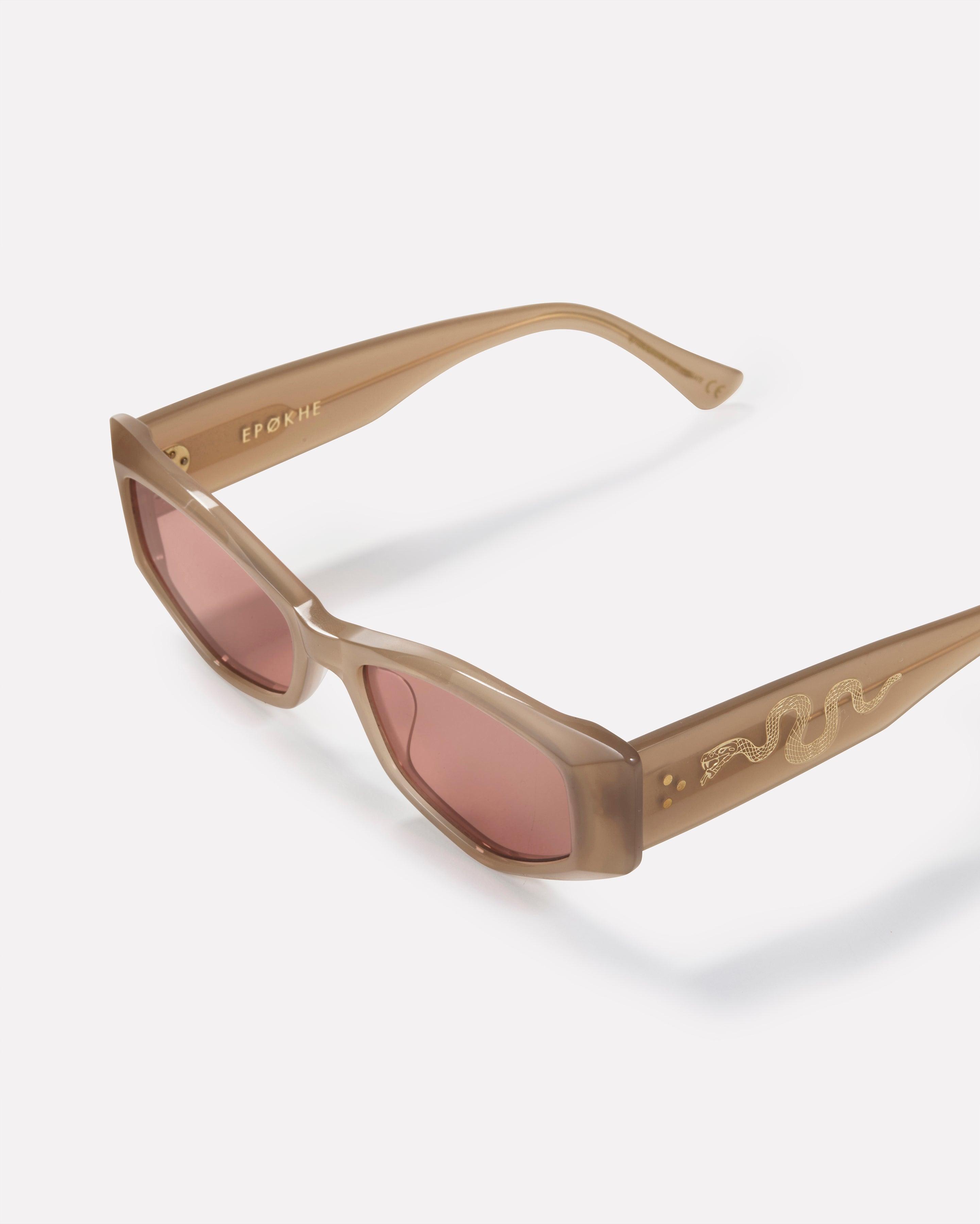 Guilty - Bone Polished / Amber - EPOKHE EYEWEAR Sunglasses #