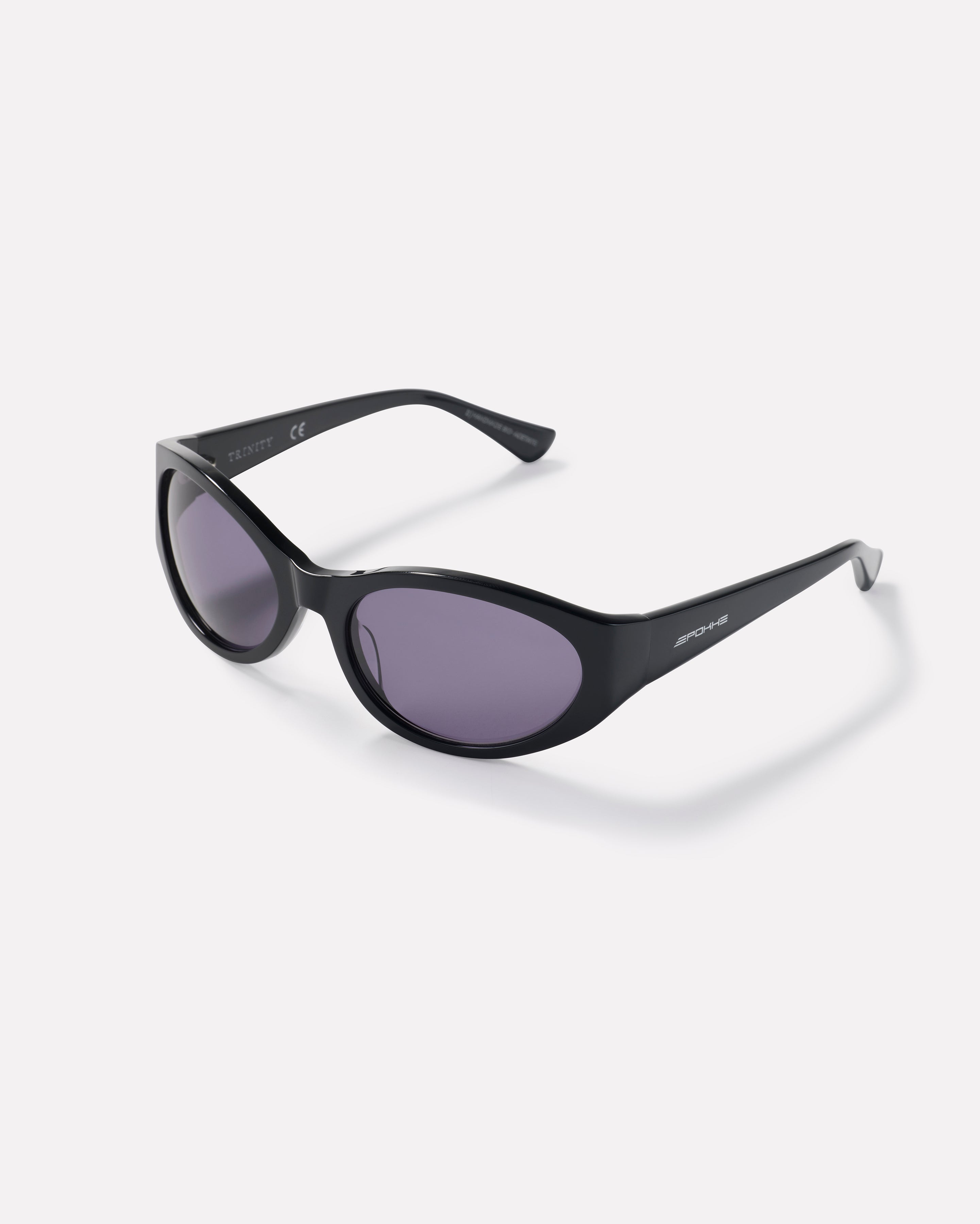 Trinity Sunglasses | Black Polished / Black | Epokhe Eyewear