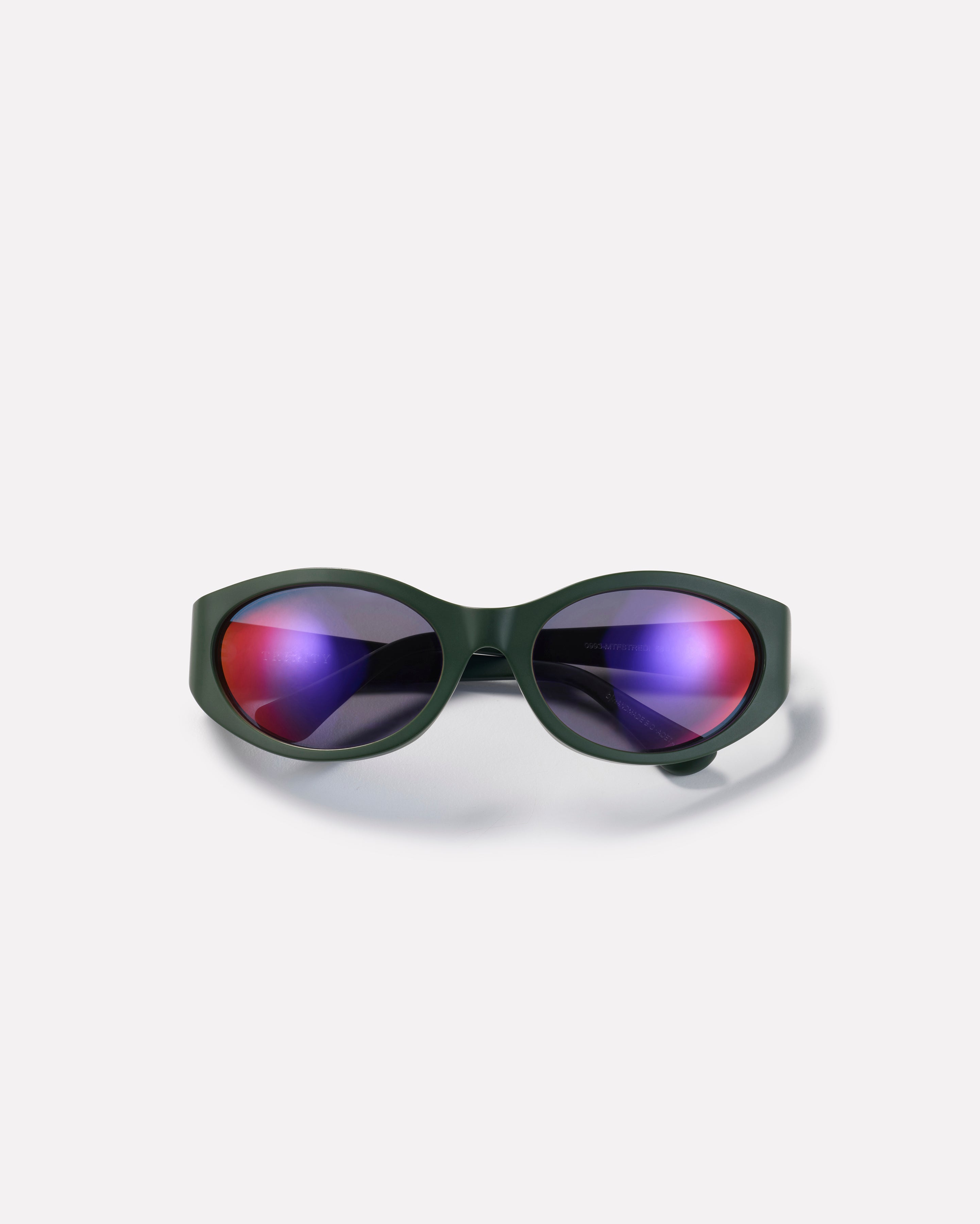 Trinity Sunglasses | Matte Forest / Red Iridium | Epokhe Eyewear