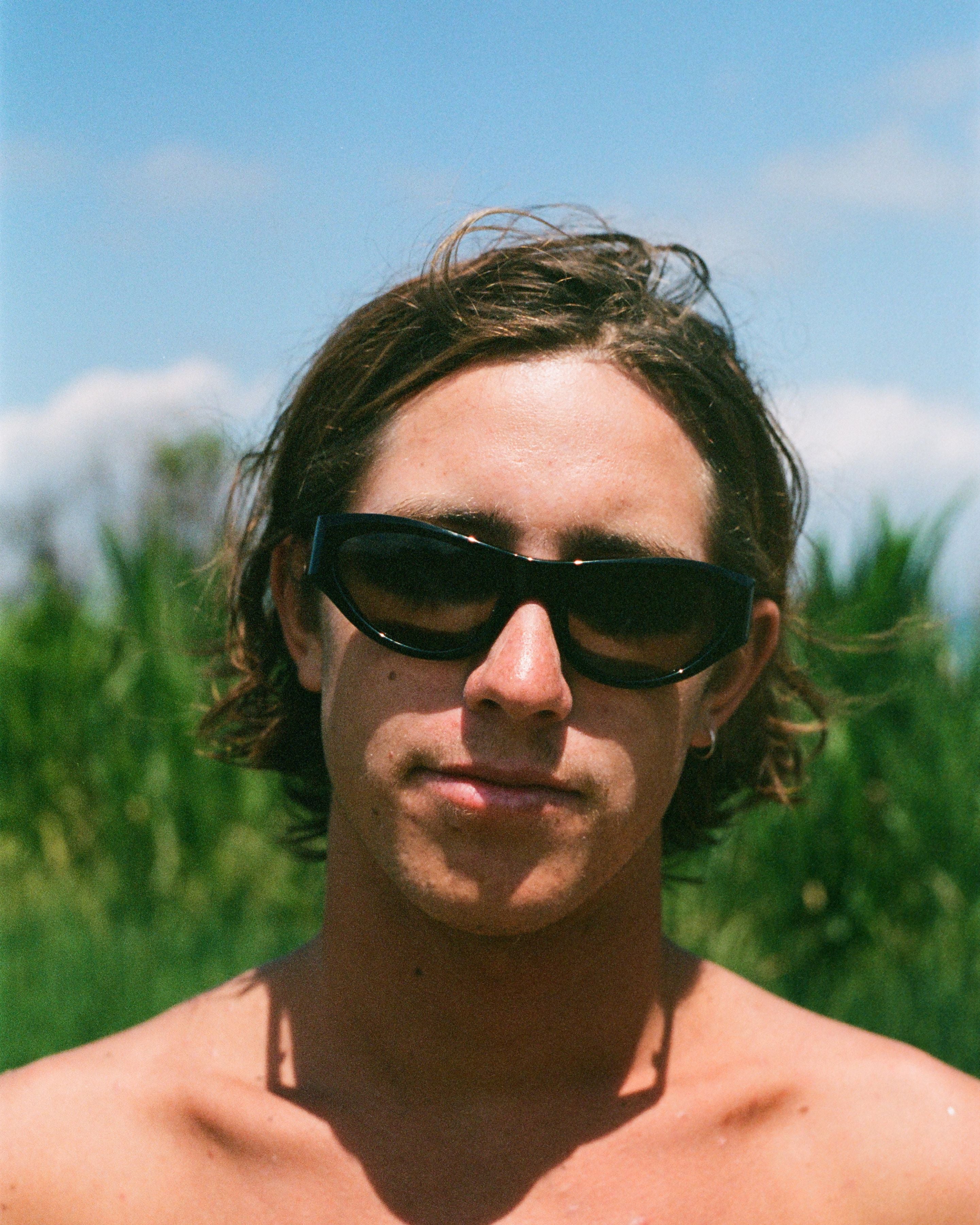 Realm Sunglasses | Black Polished / Black Polarized | Epokhe Eyewear