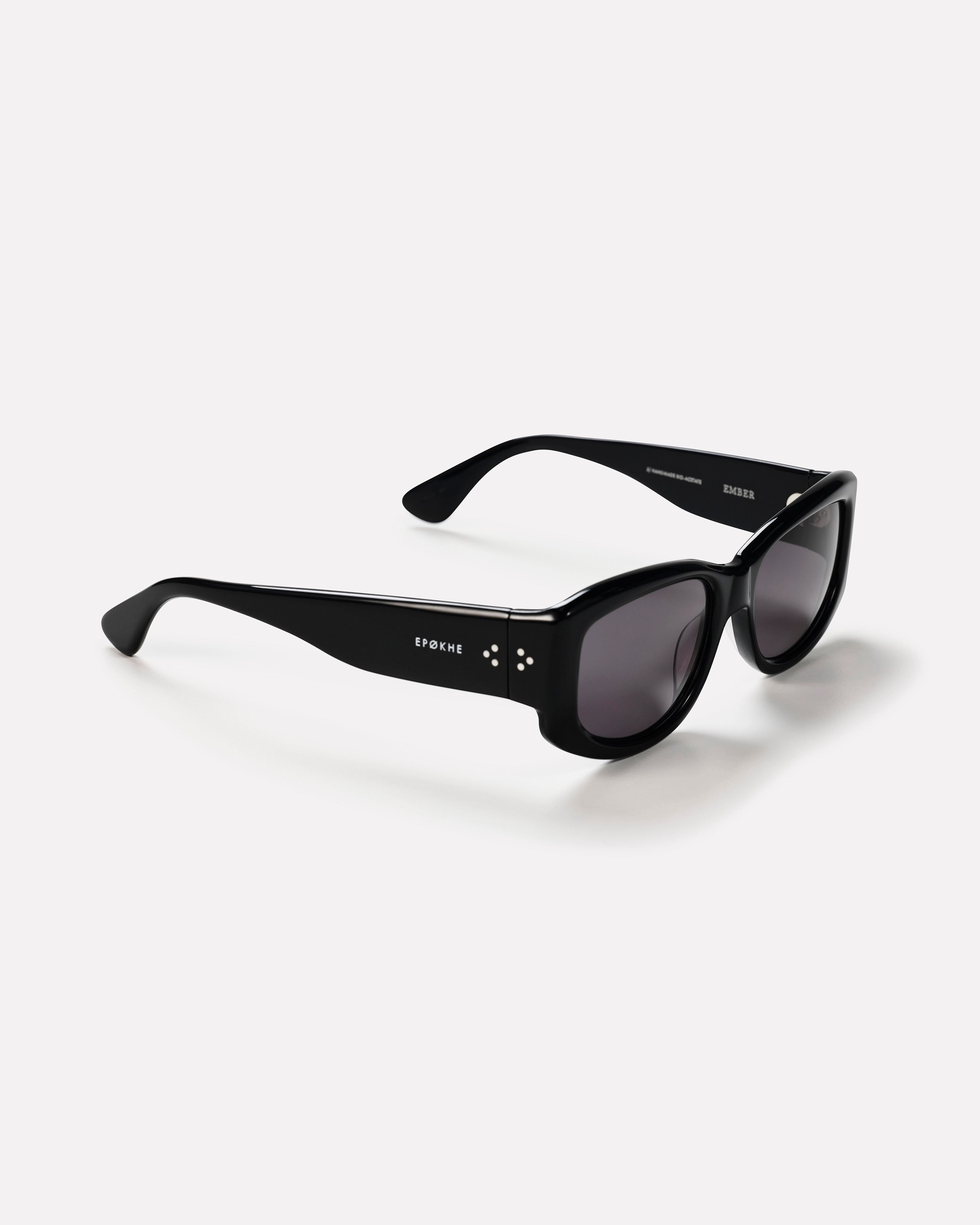 Ember Sunglasses | Black Polished / Black | Epokhe Eyewear