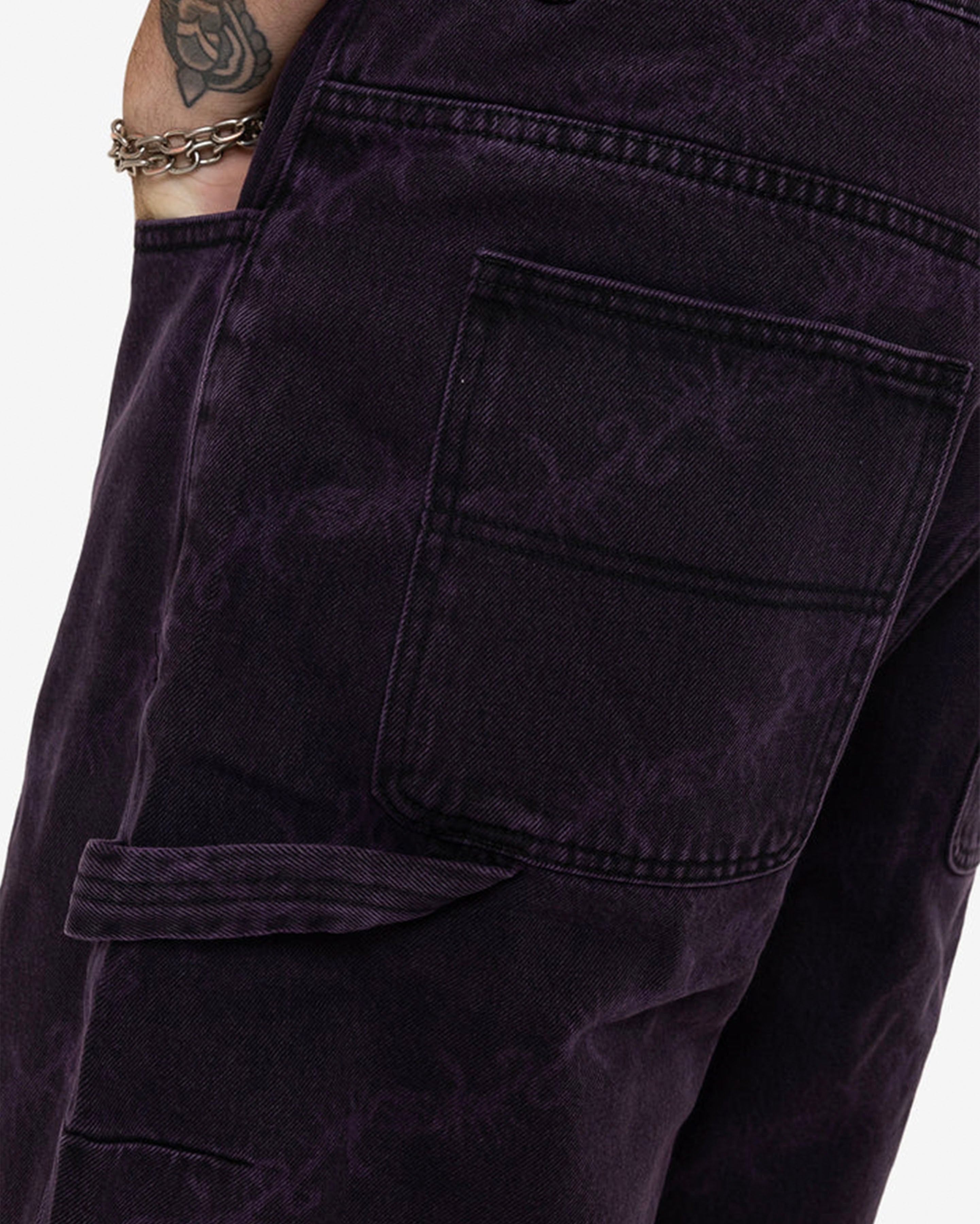 Thrills x Epokhe Big Slacker Denim Short - Black/Purple