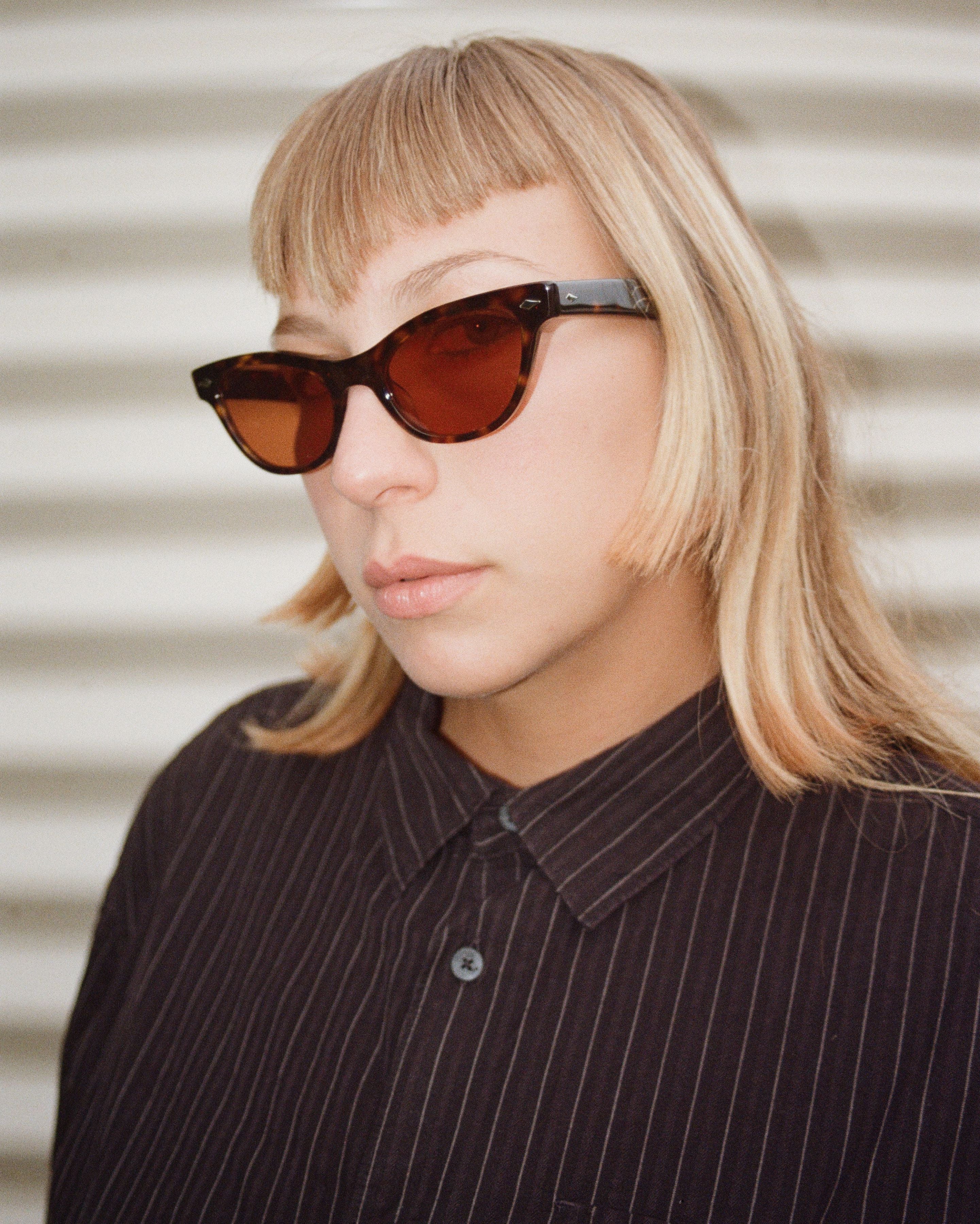 Veil Sunglasses | Dark Tortoise / Bronze Polished | Epokhe Eyewear