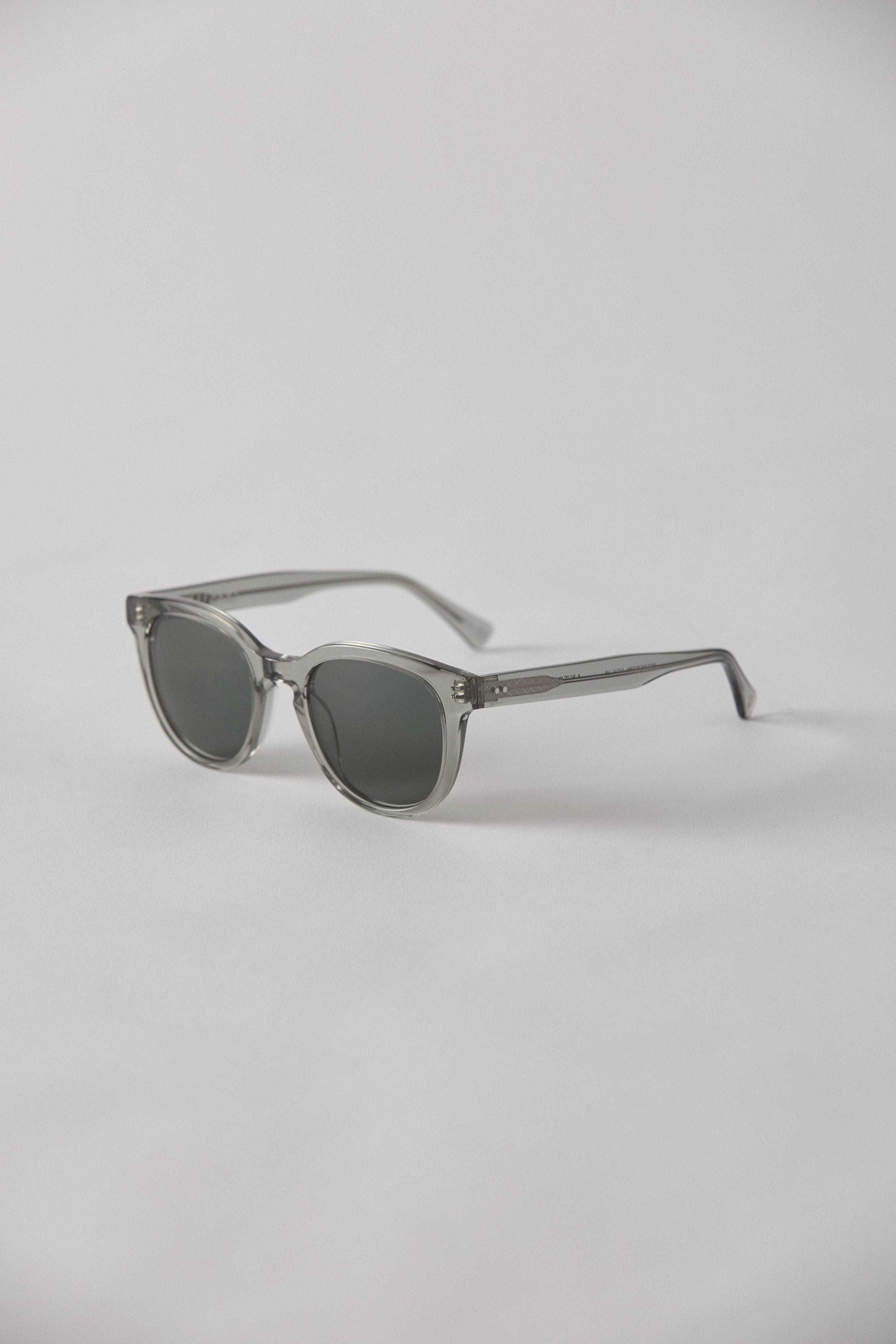 Anteka 2.0 - Smoked Crystal Polished / Green - Sunglasses - EPOKHE EYEWEAR