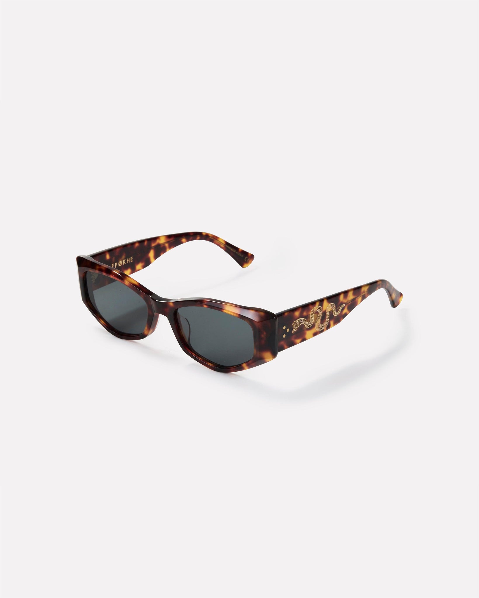 Guilty - Tortoise Polished/Green - Sunglasses - EPOKHE EYEWEAR