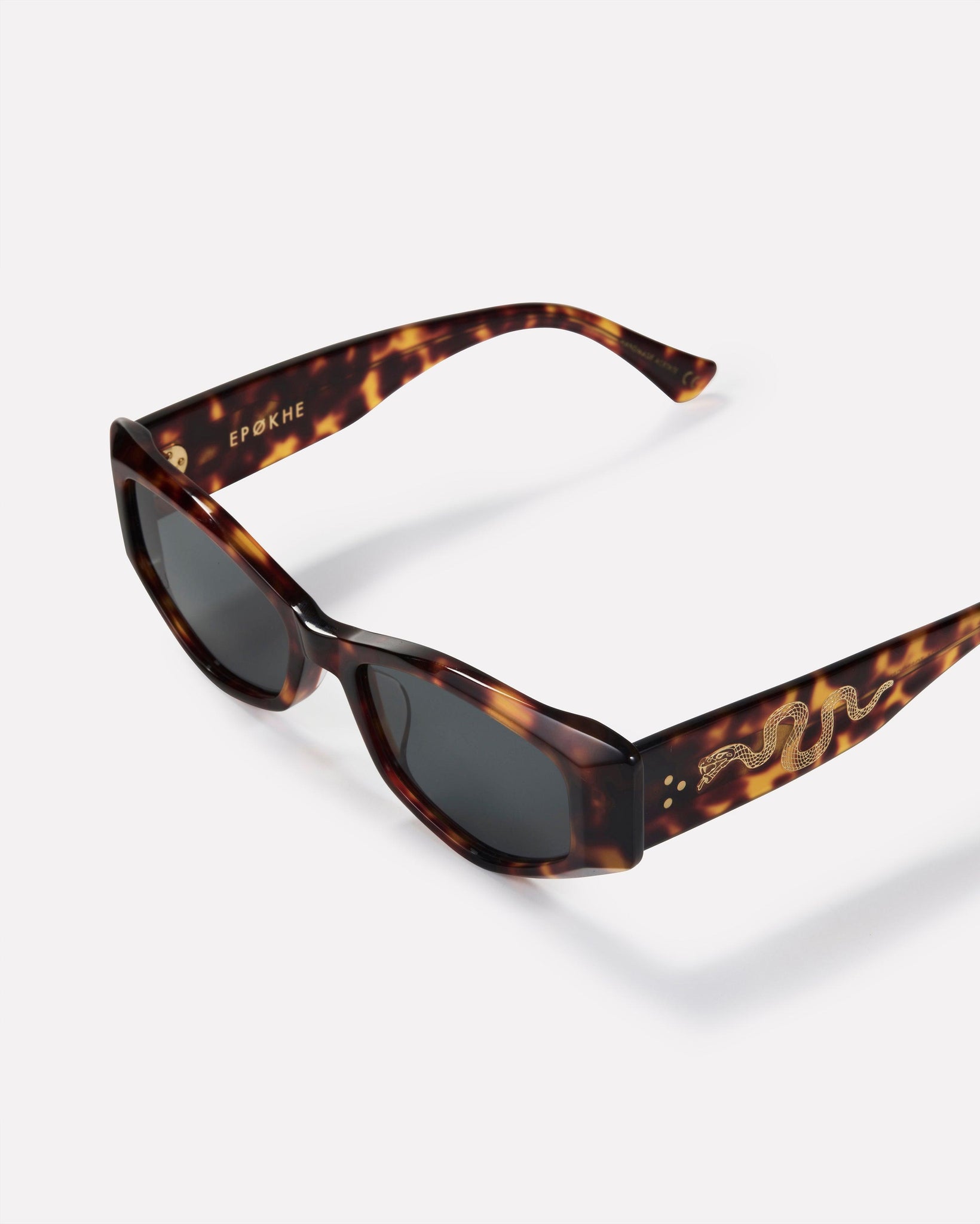 Guilty - Tortoise Polished/Green - Sunglasses - EPOKHE EYEWEAR