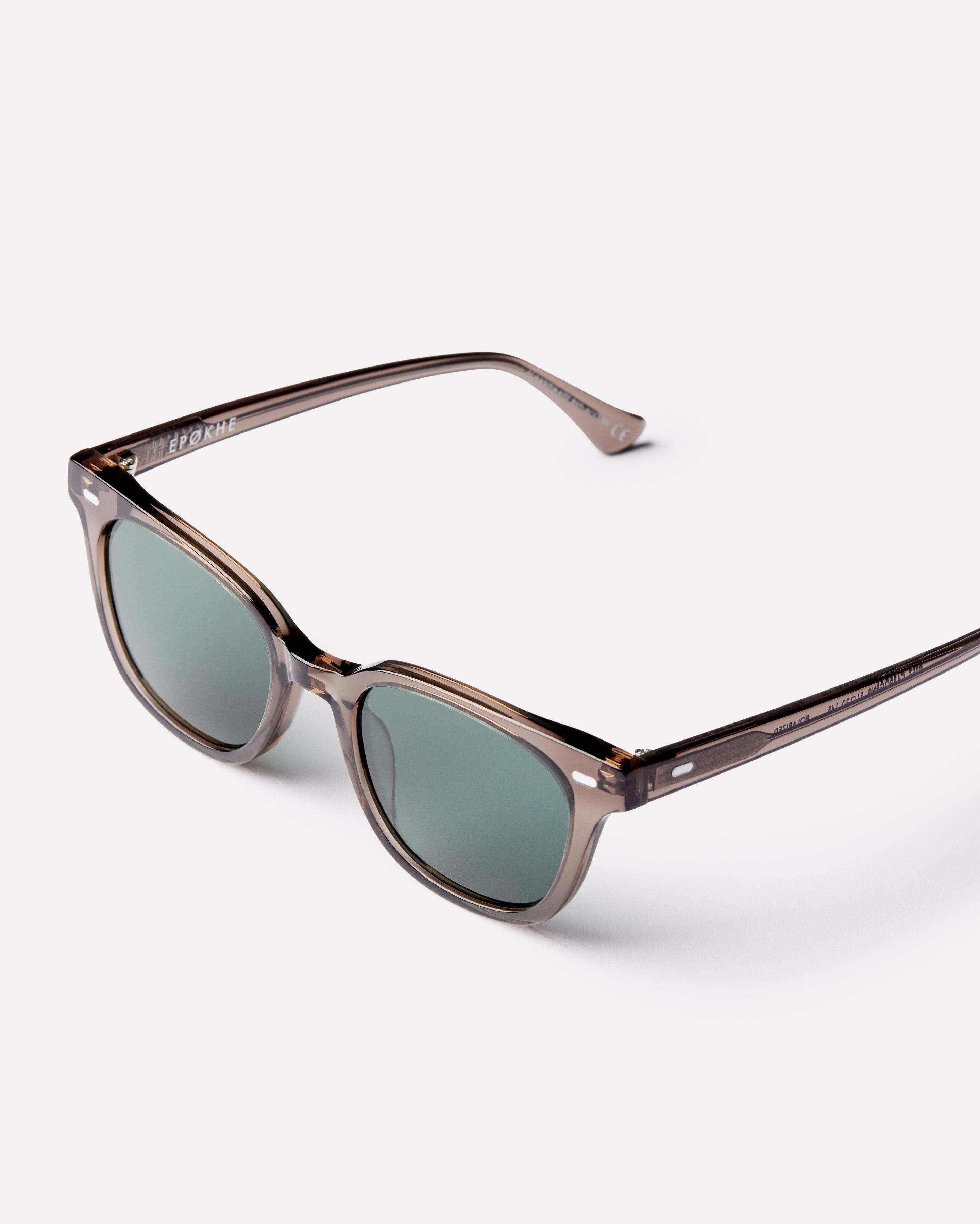 Kino - Carbon Polished / Green Polarized - Sunglasses - EPOKHE EYEWEAR