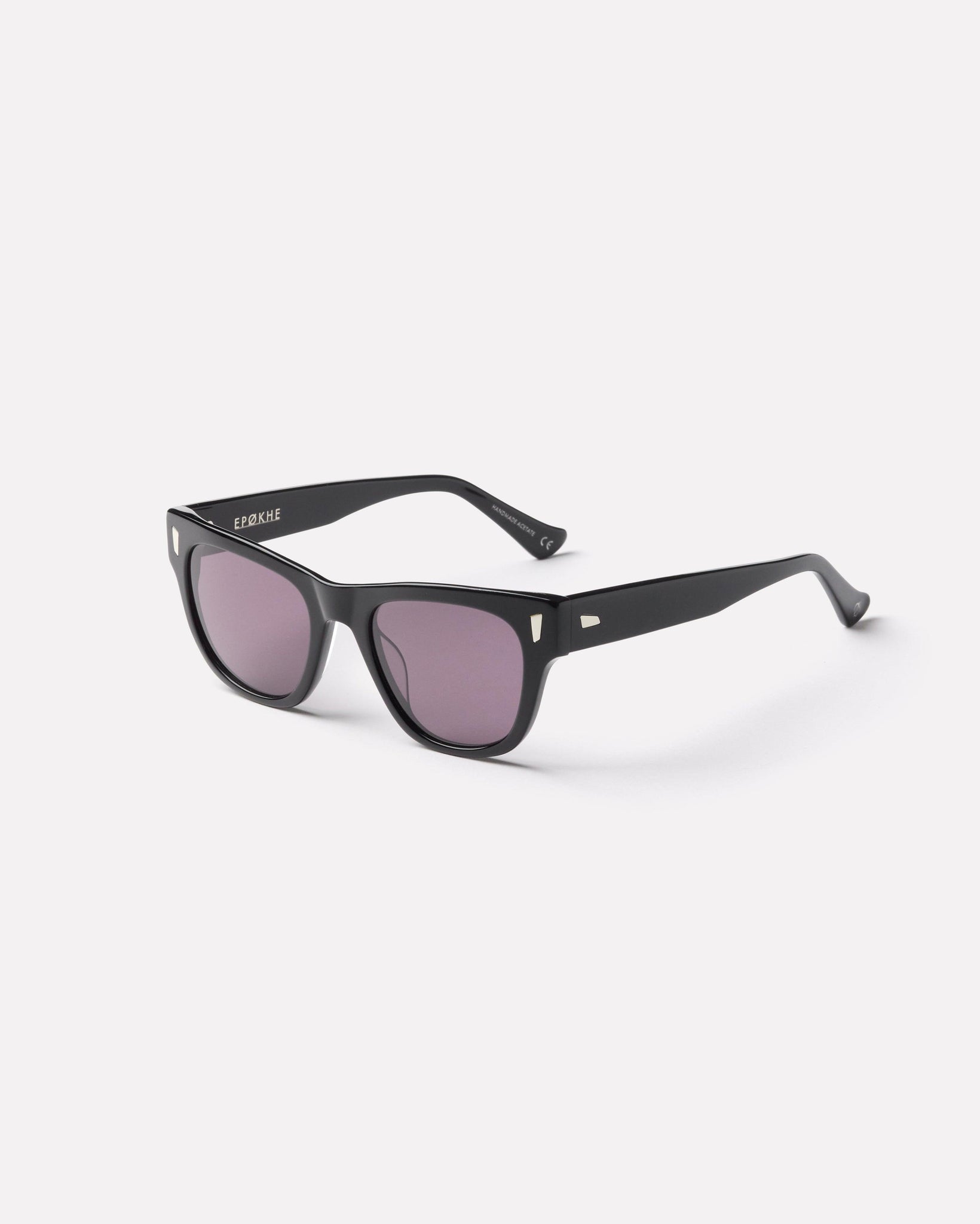 Non - Black Polished / Grey - Sunglasses - EPOKHE EYEWEAR