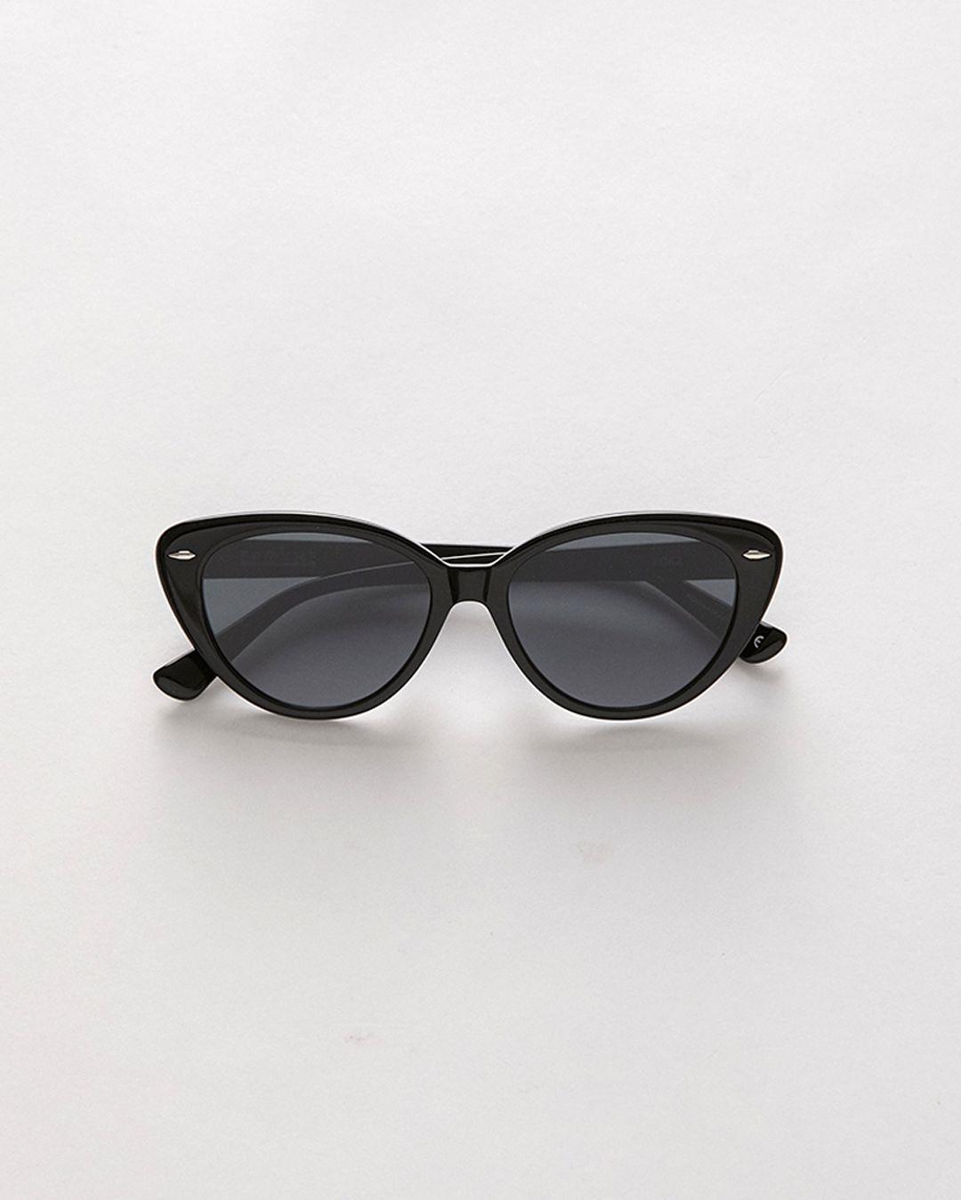 Poka - Black Polished / Black - Sunglasses - EPOKHE EYEWEAR