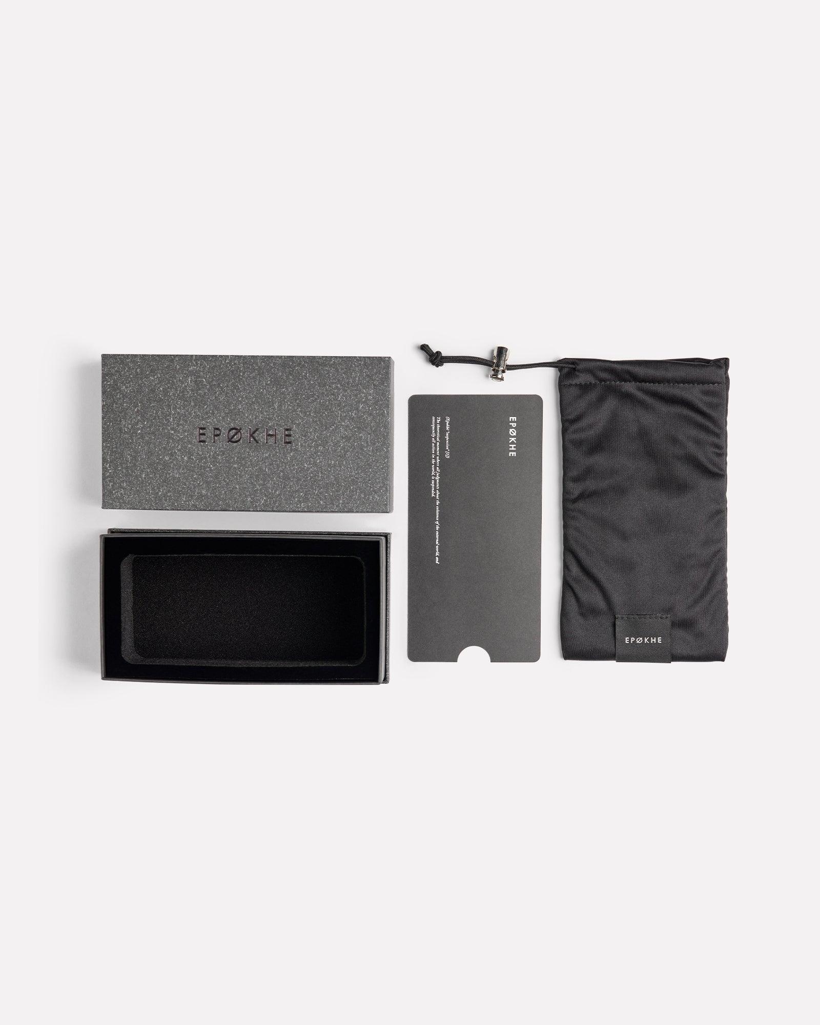 Ember Sunglasses | Black Polished / Black | Epokhe Eyewear