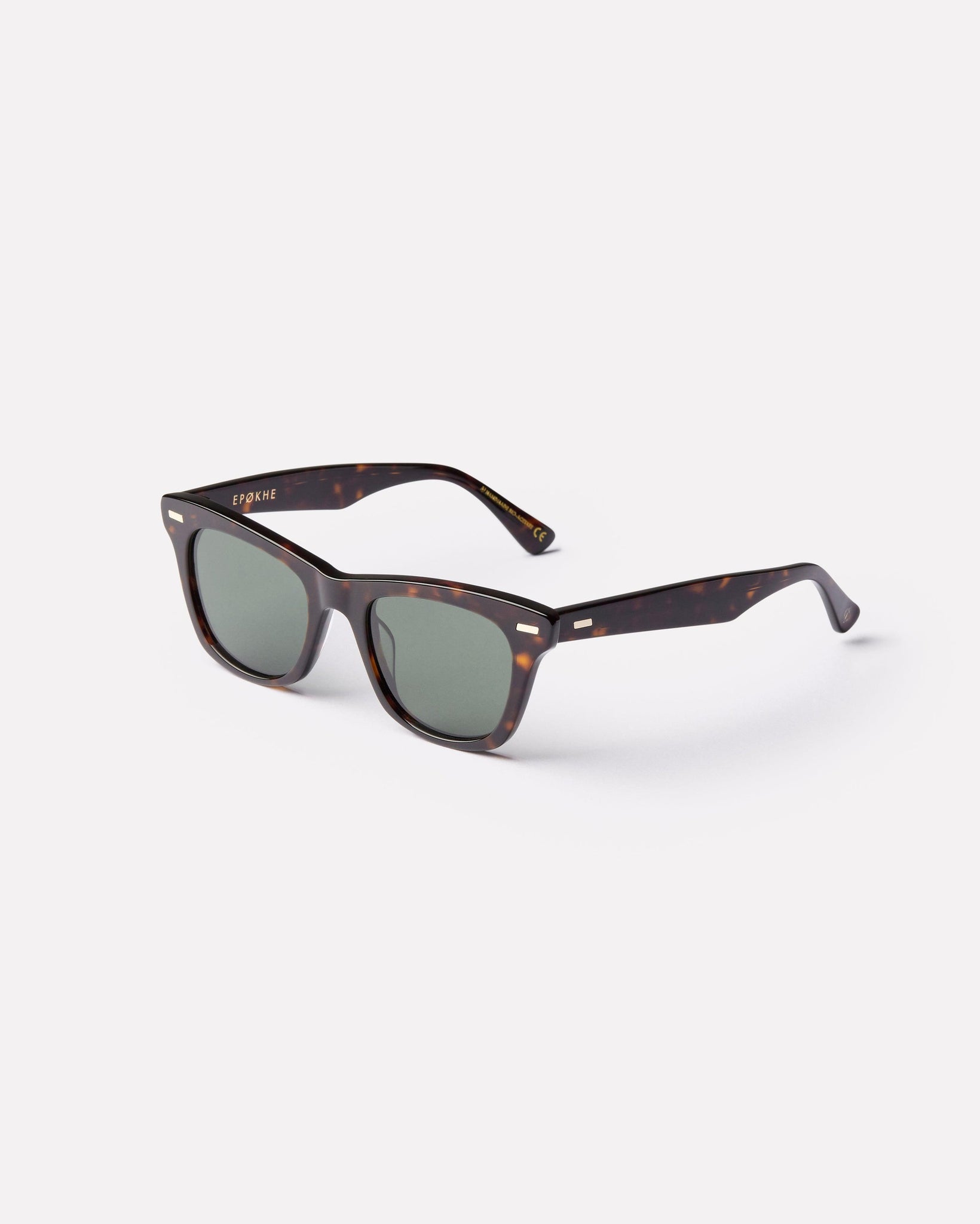 SZEX - Tortoise Polished / Green Polarized - Sunglasses - EPOKHE EYEWEAR