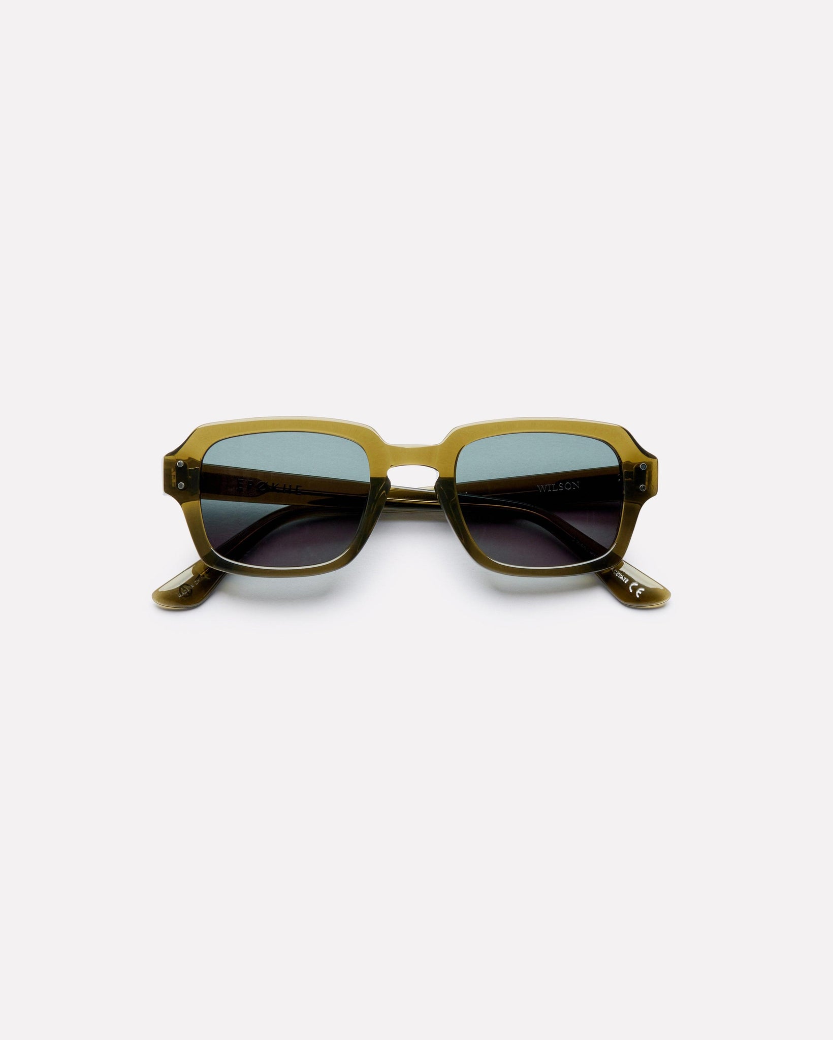 Wilson - Army Green Polished / Green - Sunglasses - EPOKHE EYEWEAR